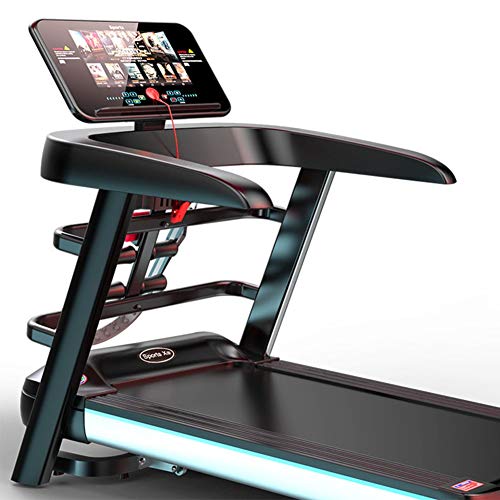 Image of Indoor Electric Folding Treadmill Multi-Function WiFi Walking Machine with Colorful Screen Home Fitness Equipment