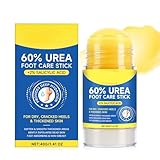60% Urea with 2% Salicylic Acid Urea Foot Care Stick,Gentle hydrating winter foot cracking care cream,Cracked Heel Repair Restoring Balm,Moisturizes and Hydrates the Dry Skin,Feet Callus Remover(1PCS)