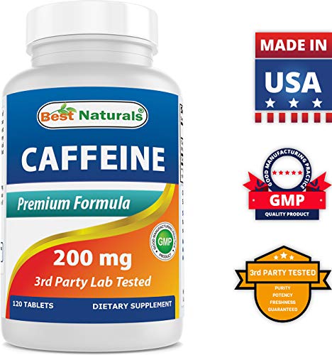Best Naturals 3 Pack Caffeine Pills 200Mg Tablets - Non Habit - Proven No Crash Or Jitters - Total 360 Tablets #TOP6