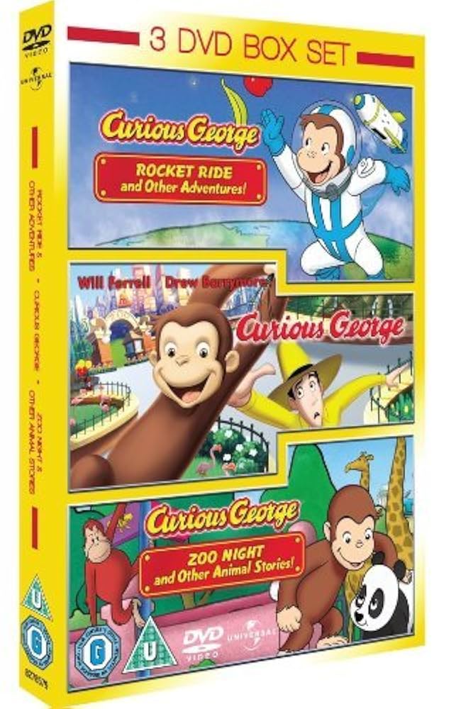 Curious George Vol 1/Vol 2/Curious George The Movie [DVD