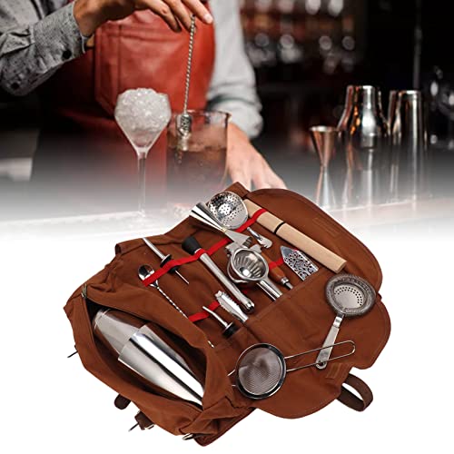 Kit de coctelera con 18 piezas, acero inoxidable miniatura 5