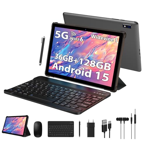 PIXPEAK Tablet 10 Pollici Android 15.0 Con 5G WiFi Octa-Core 2.0GHz, 36GB RAM, 128GB ROM (TF 1TB),...