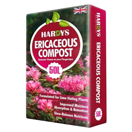 Hardys 60L Ericaceous Organic Compost - Formulated Plant Food Potting Soil for Seeds, New & Established Ericaceous Plants - Acidic Top Soil Outdoor and House Plant Compost