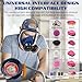Full Face Respirator Gas Mask - Upgrade 6801 Reusable Respirator Mask with Filters, Dust Mask Against Chemicals Organic Vapor Formaldehyde Gases for Paint Spray Epoxy Resin Welding Sawing Industry