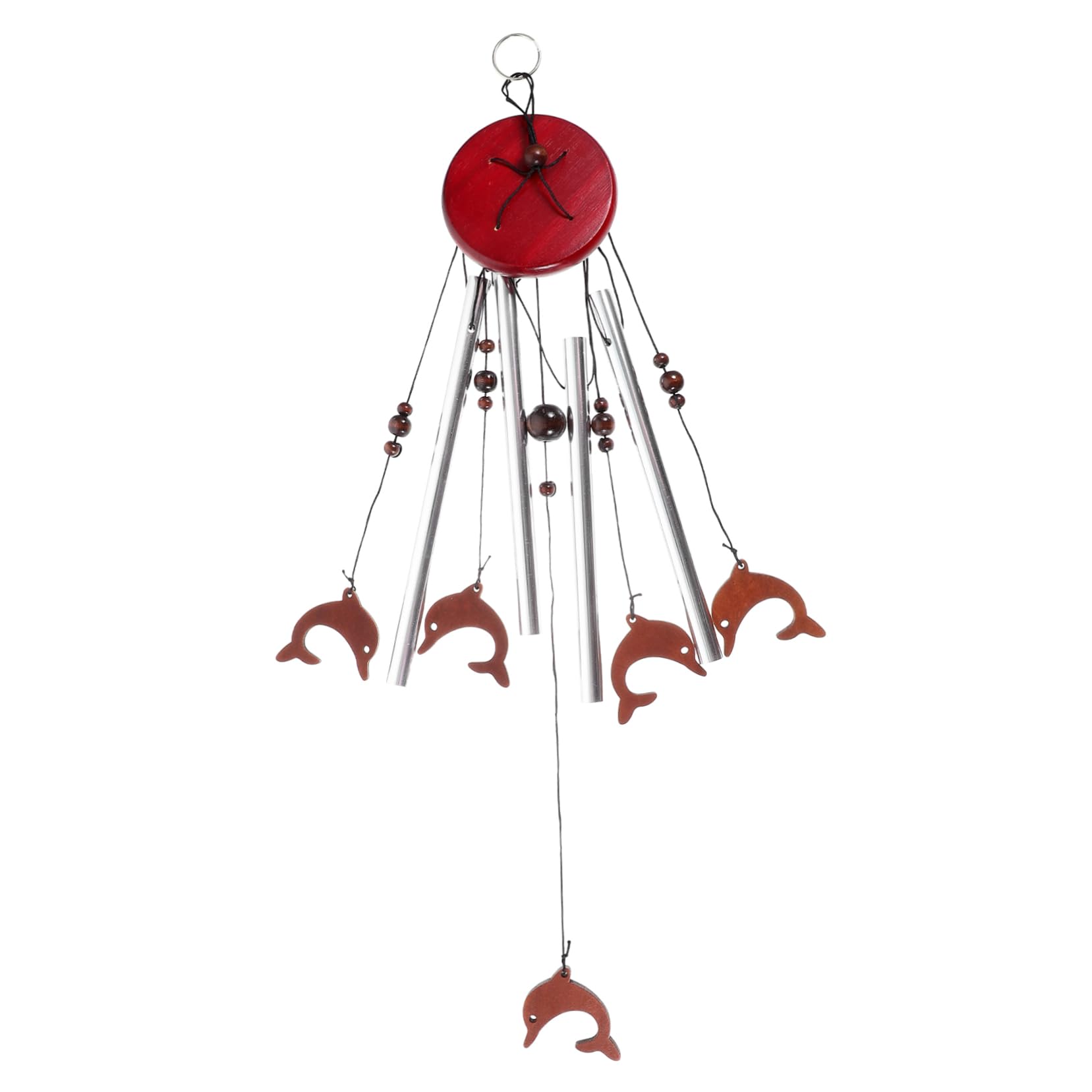 Toddmomy 5 Stück Aluminiumwindspiel Outdoor-Windspiel Dekoration Windspiele Hängenden Windspiel Windgitter Für Garten Windglocke Ornament Outdoor-glockenanhänger Dekorative Windspiele Holz