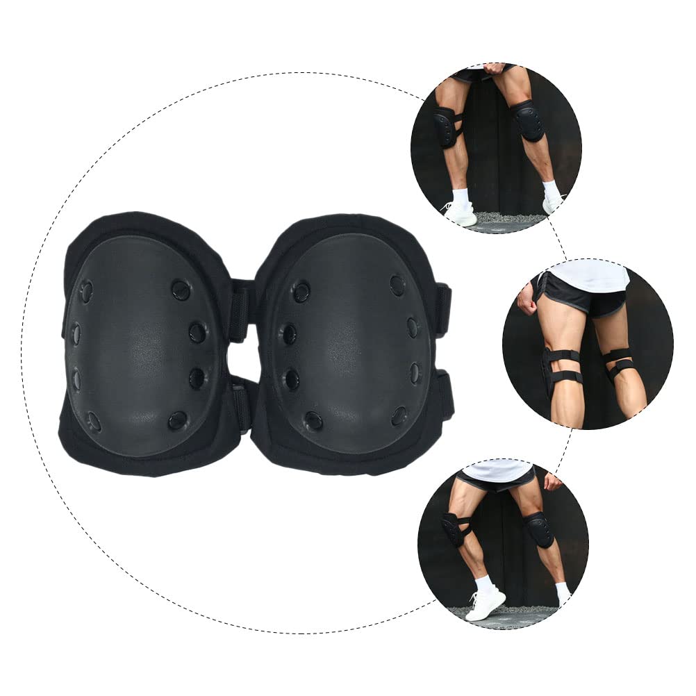 BESPORTBLE 1pair Protective Shell Knee Braces for Boys and Girls Adults and Elastic Sleeves for Skating Climbing Running Cycling Prevent Contusion Sprains for Sports Activities