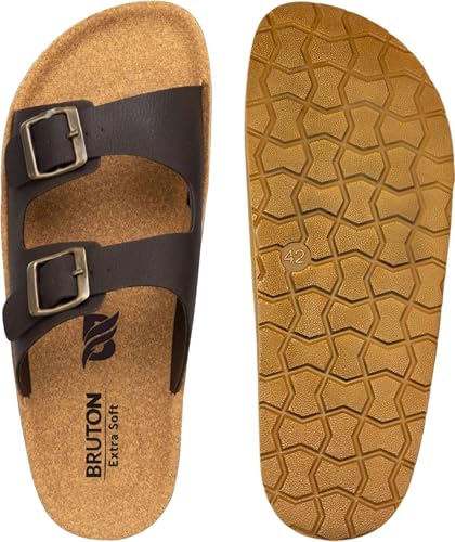 BRUTON Eco-Friendly Slippers for Men (Brown) - Image 4