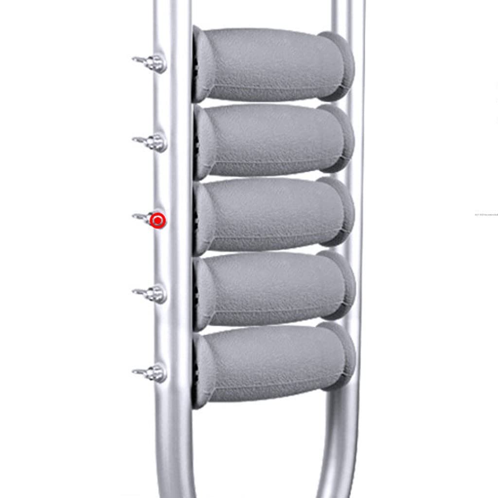 GCX- Muletas for Las Axilas, muletas for Personas Mayores, bastón Ligero, bastón Antideslizante médico, telescópico Ajustable en Altura Firma (Size : 92-112cm)