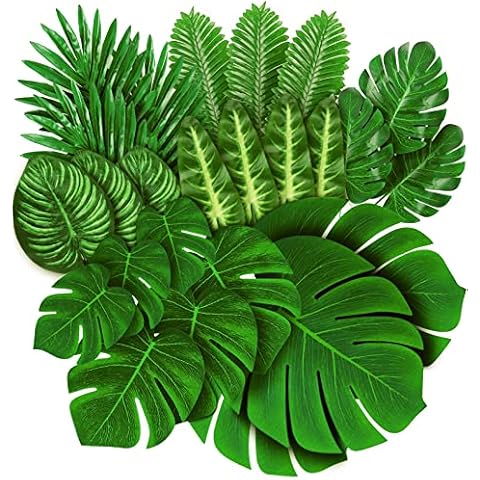 78-Piece Tropical Artificial Leaves Set Cover