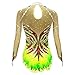 Kmarouse Girls' Rhythmic Gymnastics Leotards with Rhinestones, Breathable Competition Gymnastics Wear for Woman(XXXS)