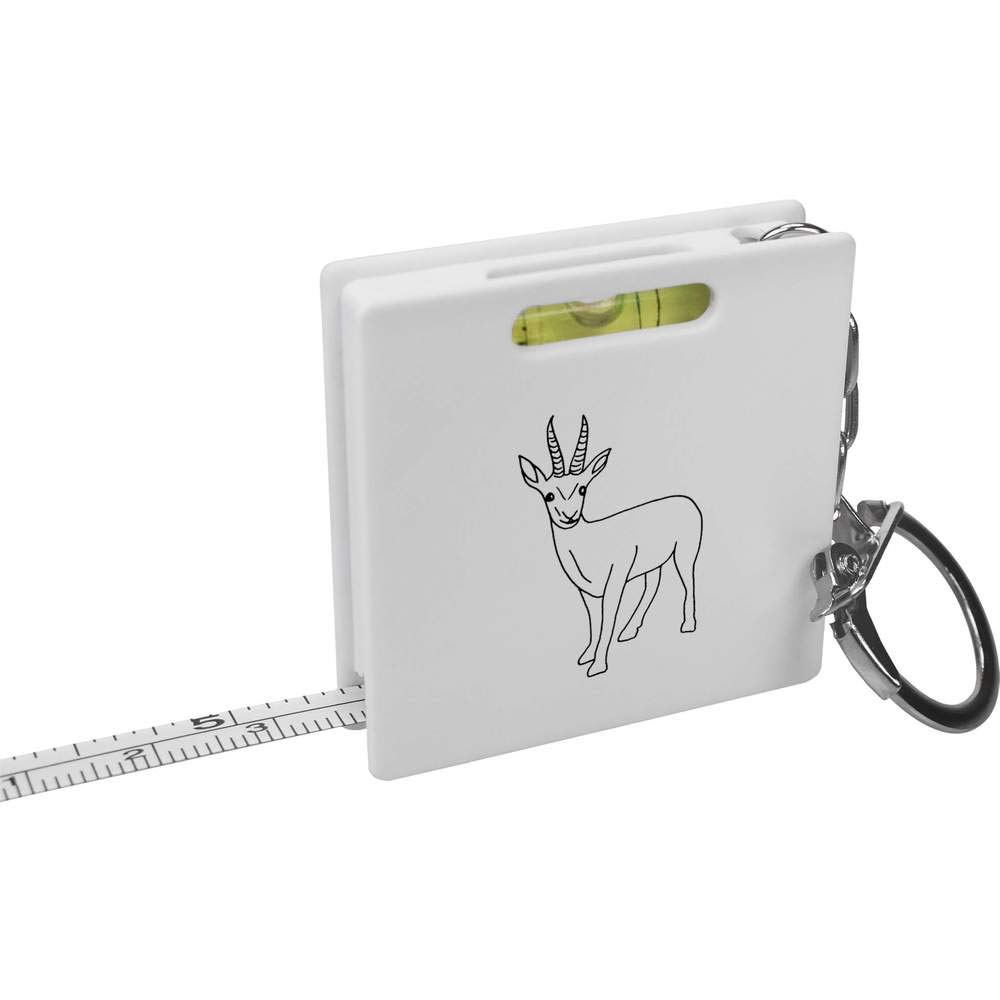 Azeeda 'Gazelle' Keyring Tape Measure/Spirit Level Tool (KM00016482)
