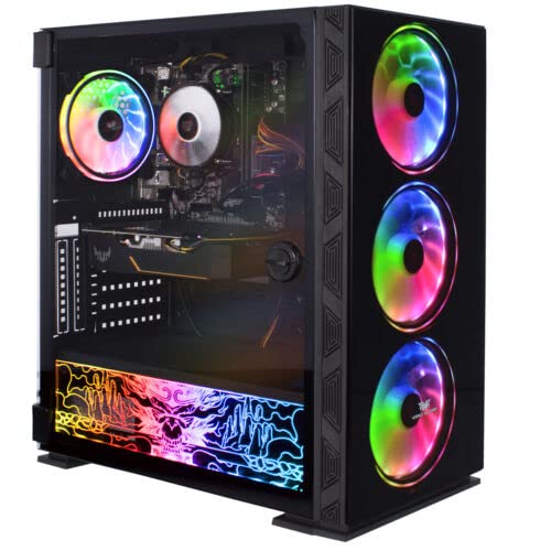 PC Component, Gaming PC Desktop Computer: i7-3770 3.90Ghz / 16GB RAM/GTX 1650 4GB / 1TB HDD / 500W 80+ PSU/NEONZILLA 8 FAN ARGB CASE/WIFI/WINDOWS 10 - Afbeelding 3