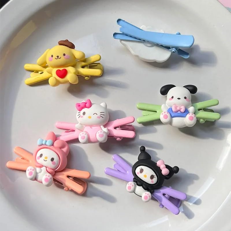 12PCS Sanrio Cartoon Character X-Shaped Hair Clips, Kuromi, My Melody, Cinnamoroll, Decorative Hairpins for Girls (B0DFYQZ3HL) Amazon Price History, Amazon Price Tracker