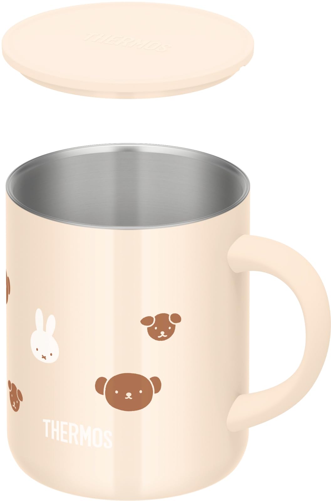 Amazon｜サーモス 真空断熱マグカップ 350ml ミッフィー アイボリー