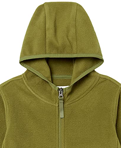 Image of Amazon Essentials Boys and Toddlers' Polar Fleece Full-Zip Hooded Long Sleeve Insulated Coat Jacket