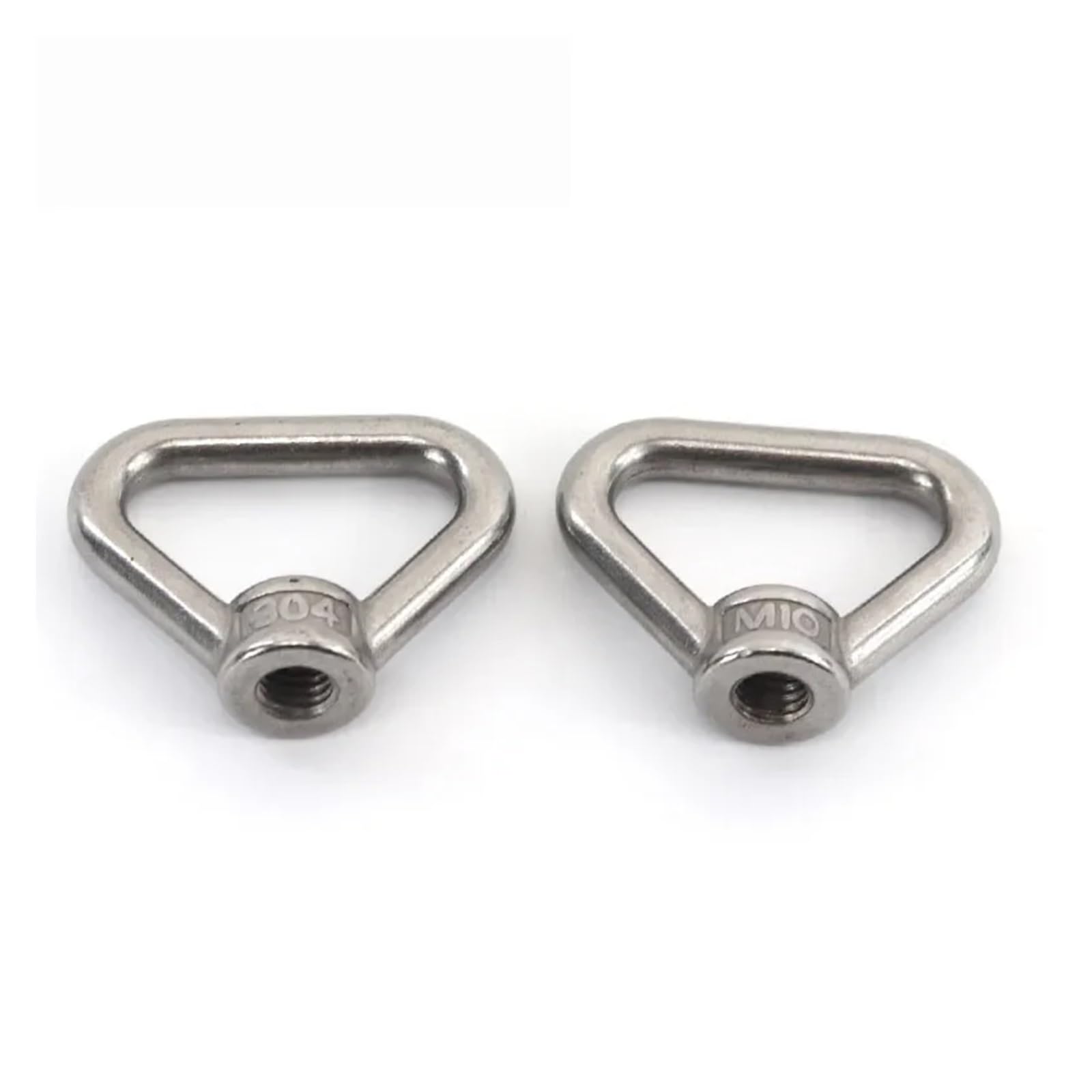 Tuerca de ojo de elevación de forma de anillo tria Tuerca de anillo triangular de acero inoxidable 304, tuercas de ojo de elevación triangulares, tuerca de ojo de elevación M8 M10 M12 M14 M16 M20 M24(