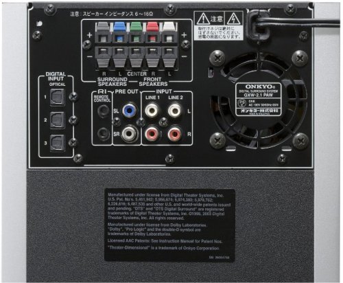 Amazon.co.jp: ONKYO WAVIO 2.1chスピーカーシステム GXW-2.1 : 家電