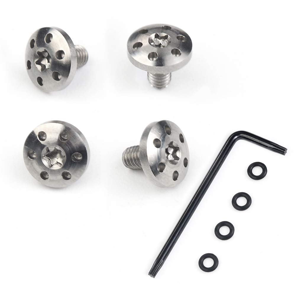 Cool Hand Gun Screws for Beretta 92fs, 92s, m9, 92a1, 96a1, 92 INOX, O Ring, Torx Key Included (Silver SB92-1-S)