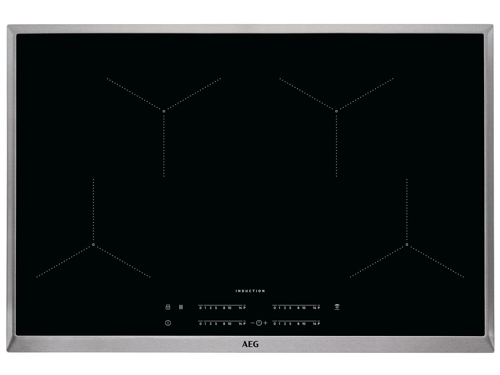AEG IKB84431XB Incasso A induzione Nero