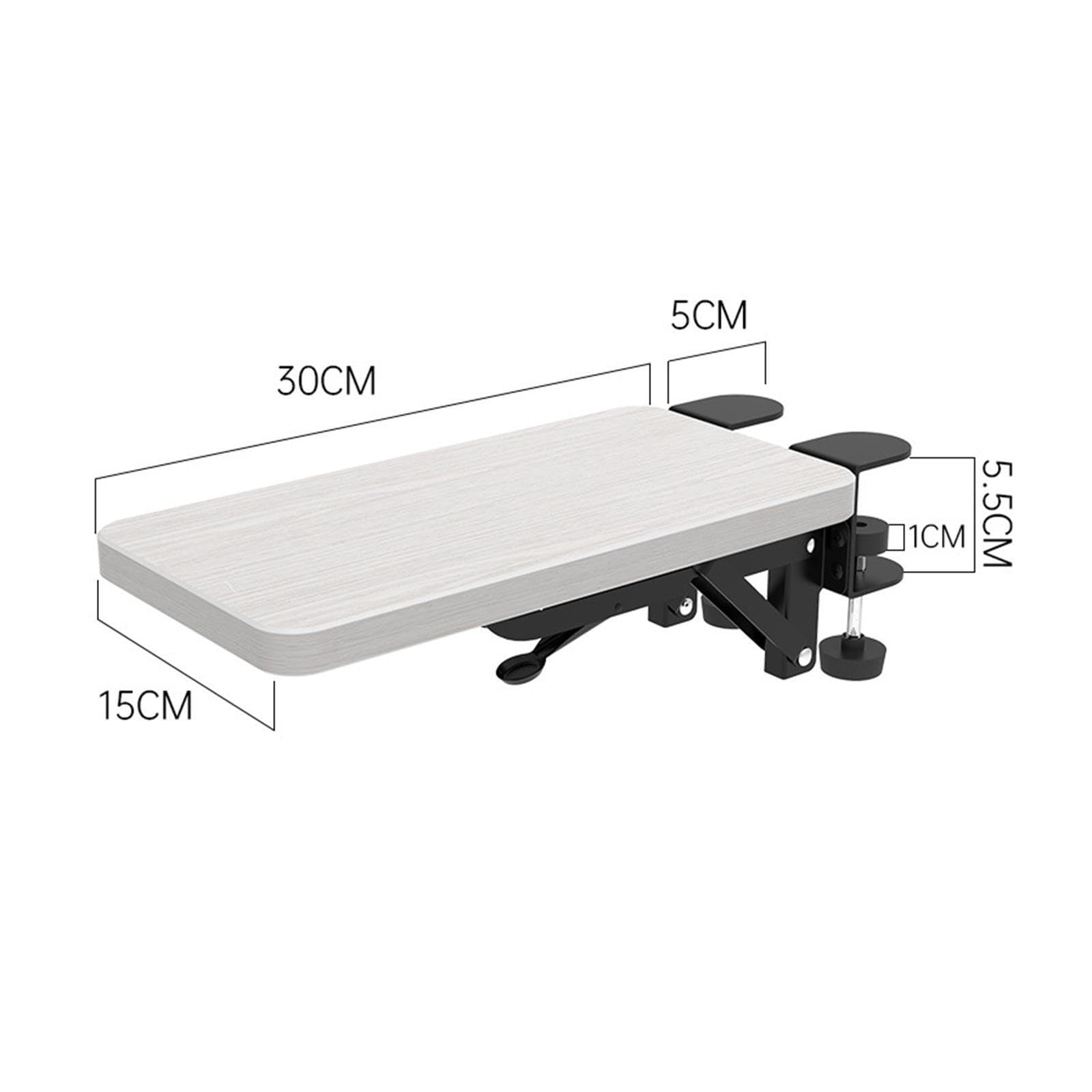 Reposabrazos ergonómico para computadora, Soporte para Silla, cómodo Extensor de Escritorio para computadora, reposamuñecas con reposabrazos Plegable, Plegable, Soporte para