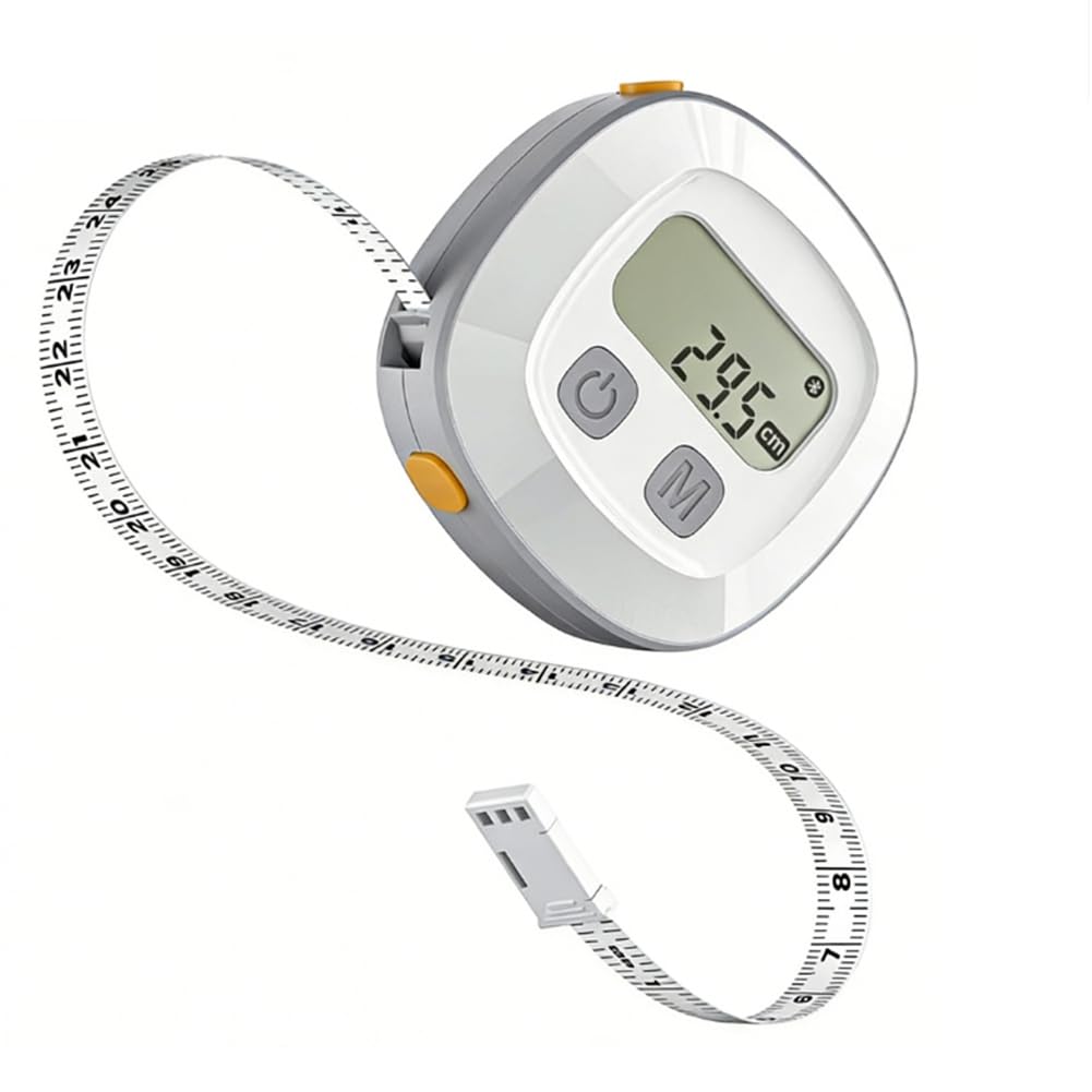 Jnchdghwa As Shown For Body Tape Measure, Smart Measuring Tape Retractable For Body, Waist, Hip, Bust, Arms Fitness, Sync With App
