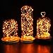 CYLAPEX 12 Pack Orange Fairy Lights String Battery Operated Fairy Lights Starry String Lights on 3.3ft/1m Silvery Copper Wire Lights for Hallowen Christmas Decoration Costume Wedding Party