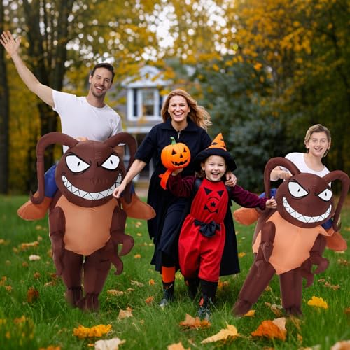 Disfraz inflable de cucaracha para niños miniatura 5