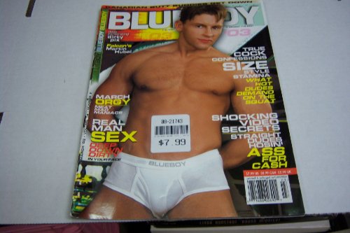 Blueboy Gay Adult Magazine "Size, Style, Stamina" March 2003