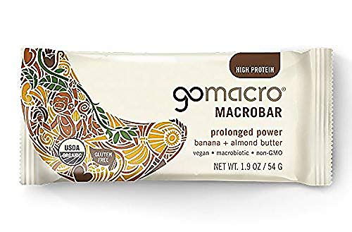 GoMacro MacroBar Organic Vegan Protein Bars Banana + Almond Butter 1.9 Ounce Bars (Pack of 12) - image 3