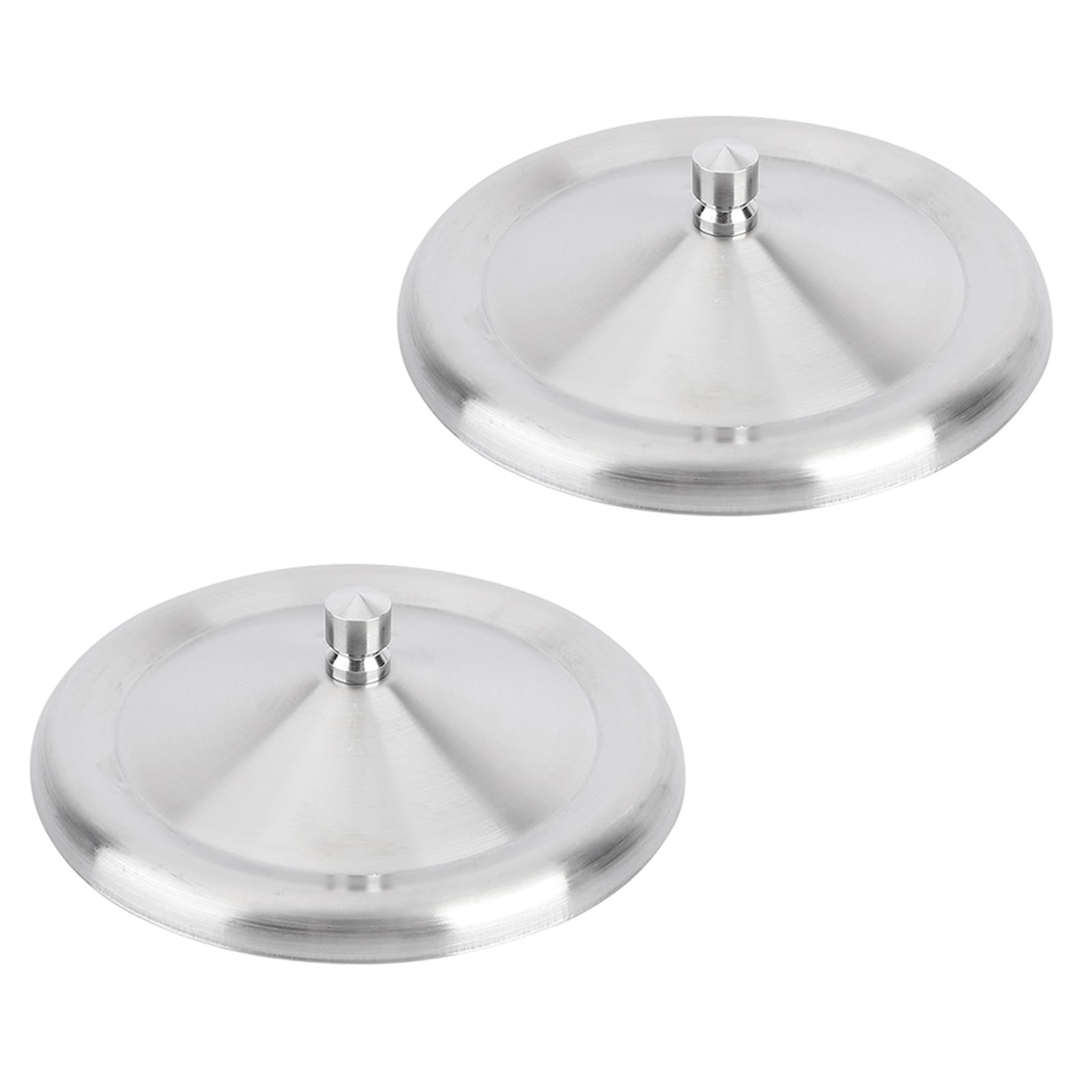 Couvercles de tasse en acier inoxydable premium de 12 cm TOYANDONA aux bords lisses