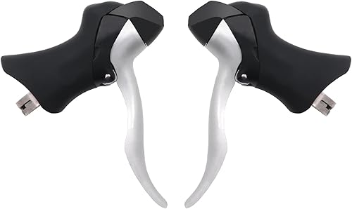 Miniatura 3 de Palancas de freno de bicicleta, capó compatible con Shimano ST-2300 ST-3400 de silicona para bicicleta de carretera