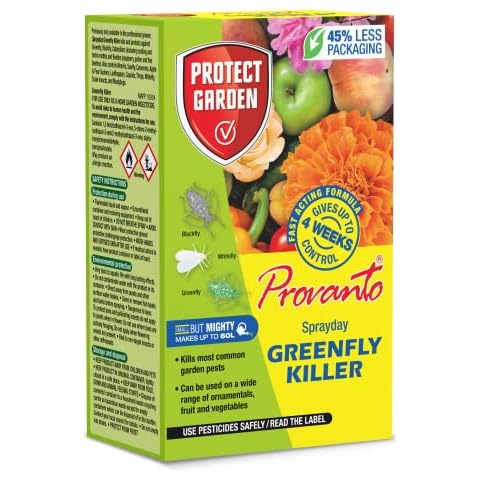 Provanto 86600248 Greenfly Killer, 30ml - Fast Acting Bug Killer - Up To 4 Weeks Protection From Greenfly and Other Pests - Insect Repellant - Contact Insecticide for Home and Garden Use Cover