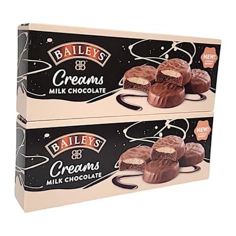 Milk Chocolate Cocoa Biscuits with Irish Cream Flavour Filling 128g Box for all festivals sweet snacks Cover