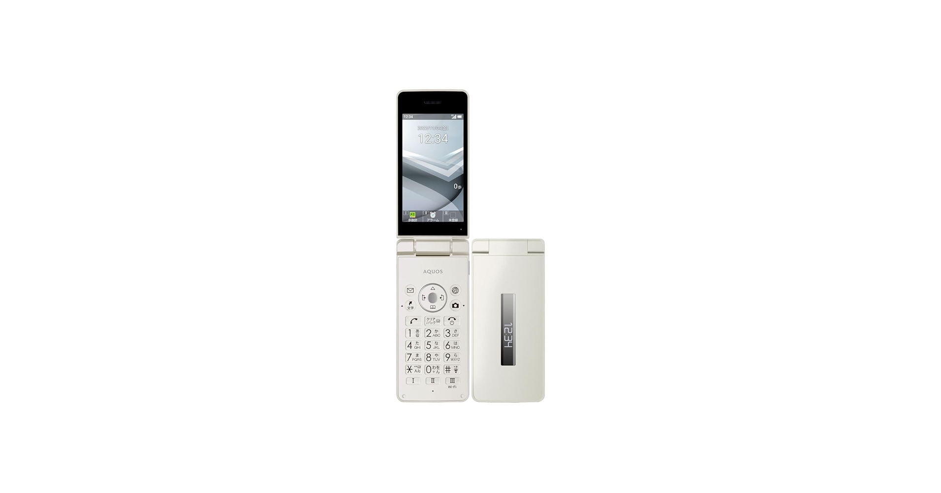 AQUOS A205SH ホワイト折りたたみ式 SHARP AQUOS KEITAI 4 A205SH A206SH WHITE 8GB Unlocked Flip