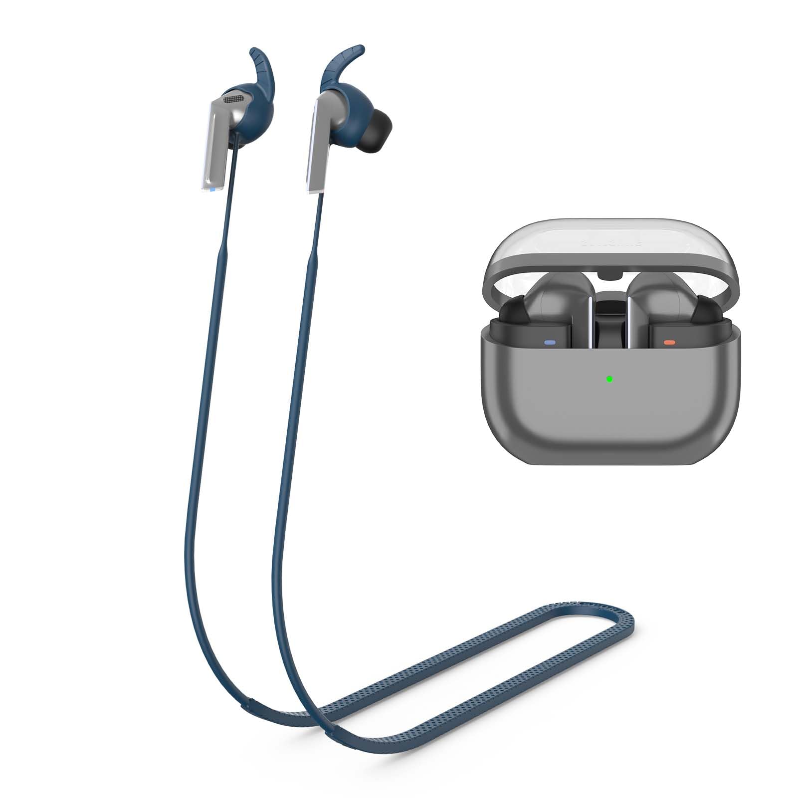 WADVCU Soft Silicone Strap for Galaxy Buds 3 Pro, Special Anti-Skid Design Sports Anti Lost Headphones Lanyard Accessories ONLY Compatible with