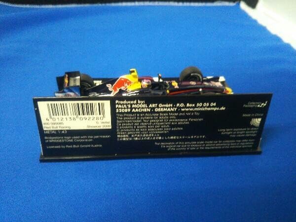 MINICHAMPS 1/43scale Red Bull F1 Team ShowCar 2009 S.Vettel ミニ