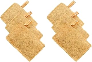 Rfined Routines™ Natural Loofah For Bathing | Organic Sun Dried Luffa for Scrubbing | Body Sponge & Scrubber for Bathing Women & Men | 100% Natural Lufa for Bath Shower Skin Expoliation | Pack of 3