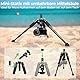 Rollei Compact Traveler Mini M1, Mini Stativ Kamera aus Aluminium 49cm Leichtes Desktop Reisestativ Klein mit Arca Swiss Kugelkopf Kompaktes Tischstativ für DSLR Schwarz, Stativ-Klein-Mini-Tripod