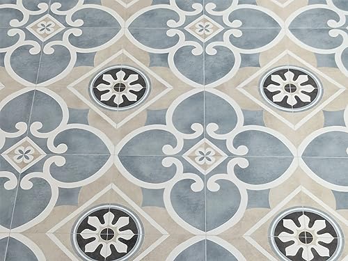 PVC Bodenbelag Vinylboden in nostalgischer Retro Art, Zuschnitt (2m breit, 1m lang)