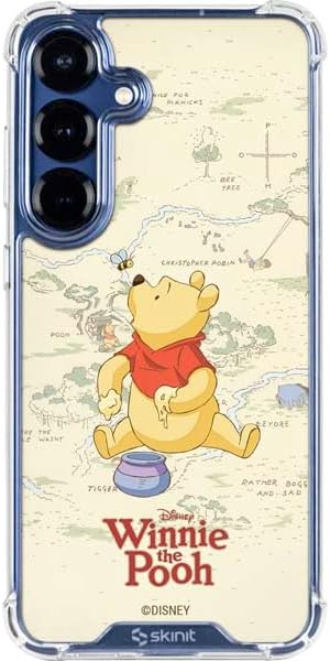 Skinit Clear Phone Case Compatible with Galaxy S25 FE - Officially Licensed Disney Winnie The Pooh Eeyore Portrait Design