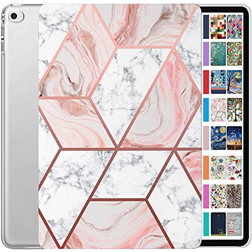 Image of DuraSafe Cases for iPad 2014 Air 2nd 9.7 inch Printed Cover A1566 A1567 MGKM2HN /A MH182HN /A MGKL2HN /A MGTY2HN /A MH1J2HN /A MGTX2HN /A MH2V2HN /A MH2W2HN /A MH2U2HN /A MH2N2HN /A MH322HN /A - Marble Pink