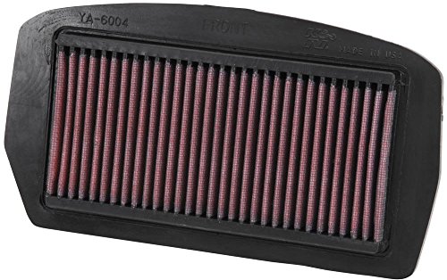 K&N Filtre à air de remplacement compatible avec Yamaha FZ6/FZ6 Fazer 2004-2009 (YA-6004)