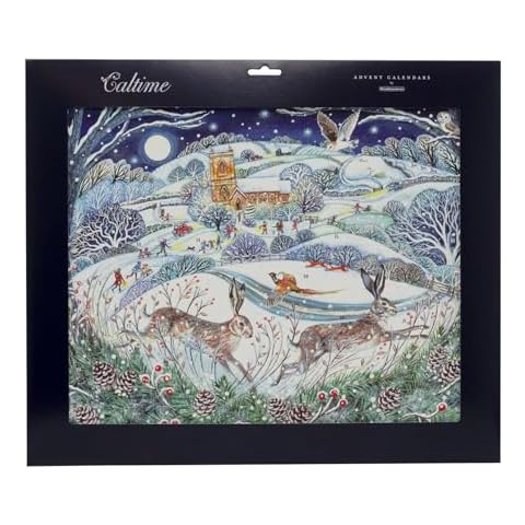 Carousel Home Winter's Night Advent Calendar Cover