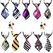 10pcs/pack,Cute Handsome Adjustable Pet Teddy Cat Dog Bow Ties Necktie