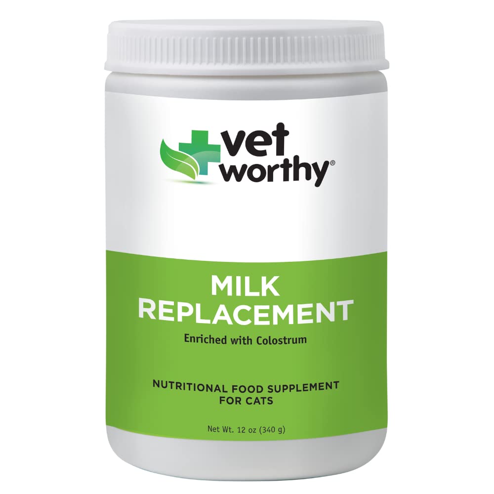 Amazon.com : Vet Worthy Milk Replacement for Cats - Milk Formula ...