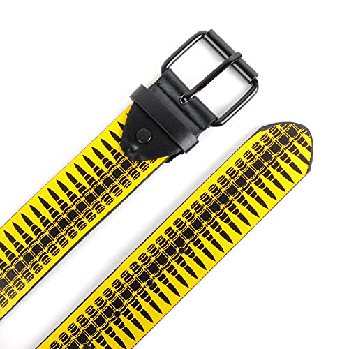 Men\'s Assorted Graphic Printed Buckle Belts (Medium, Ammunition) - Thumbnail 4