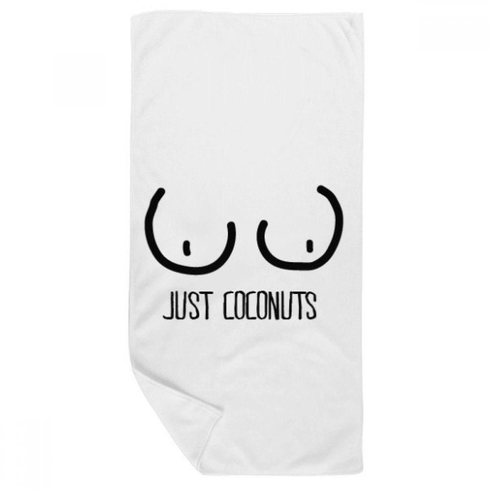Serviette de bain doux coconuts pour le sport et la douche quotidienne