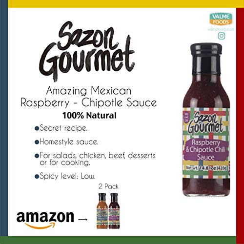 SAZON GOURMET 2 PACK RASPBERRY - CHIPOTLE SAUCE (14.81 oz.)