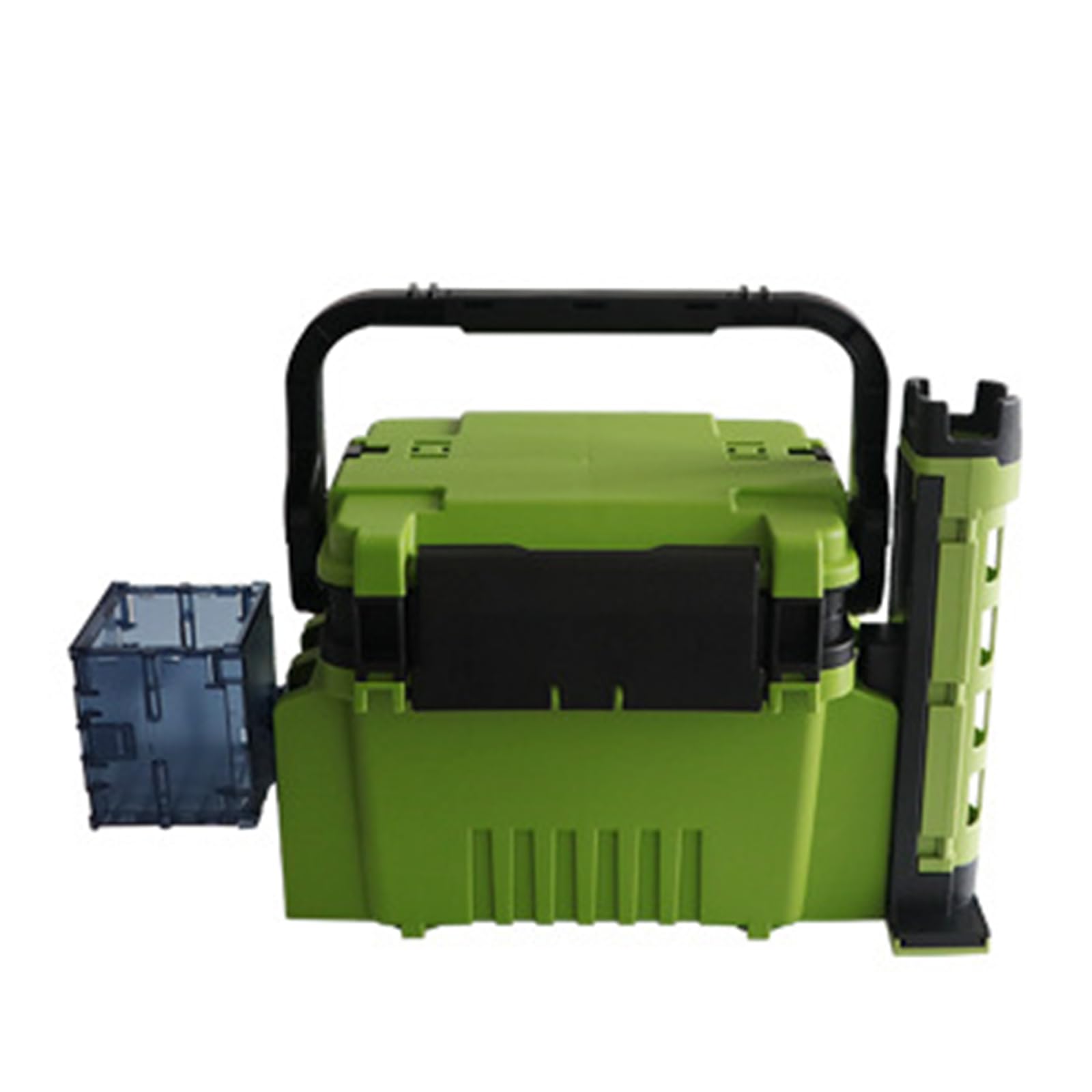 Caja organizadora de herramientas para accesorios de pesca, caja de almacenamiento de aparejos de pesca con asa, caja multicapa para señuelos