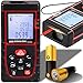 Produktbild Retoo Laser Entfernungsmesser 40M, Digitales Distanzmessgerät LCD Hintergrundbeleuchtung, Viele Messmodi Pythagoras/Abstand/Fläche/Volumen Messunge IP54, Lasermessgerät mit 2 Batterien, Tasche